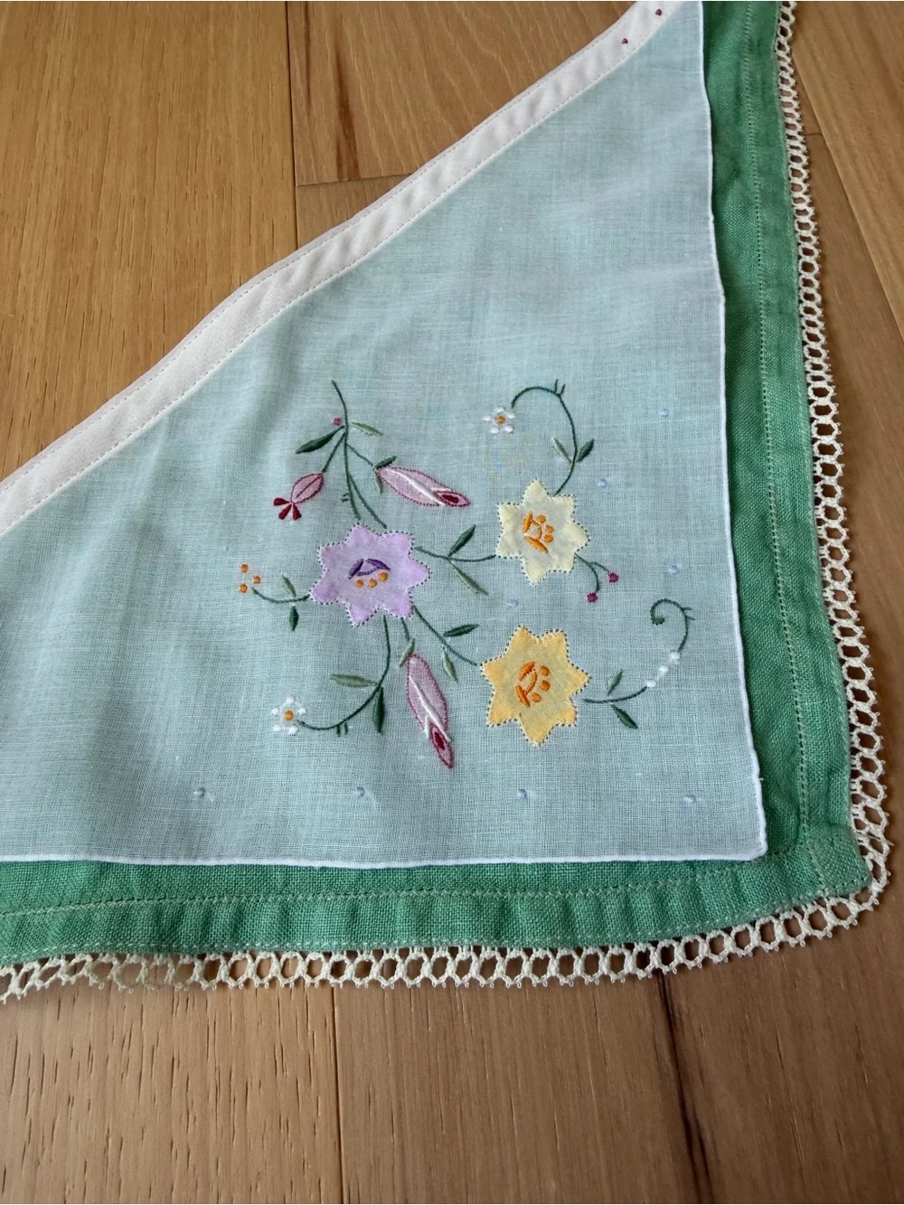 Handmade Linen Bandana Hair Scarf